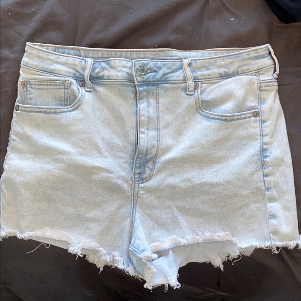 American Eagle Stretch High Waist Jean Shorts